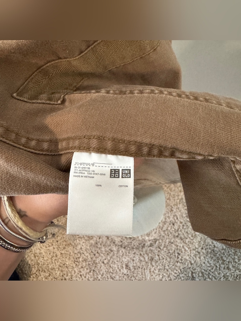 Uniqlo Brown Painters Jacket - Picture 10 of 10